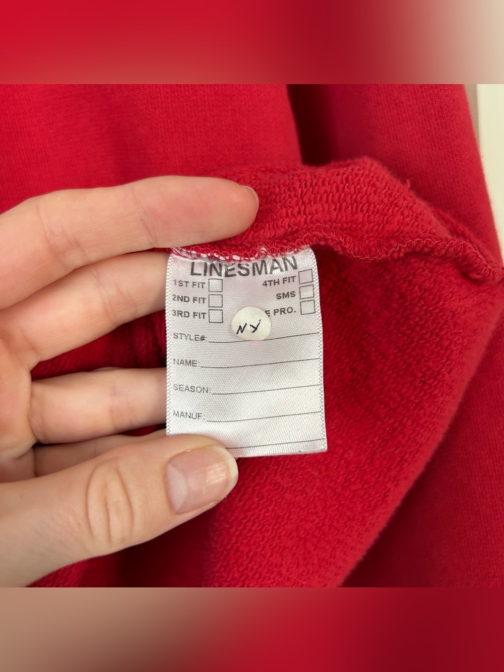 Frank & Eileen Jackie Sweatshirt Cardigan in Cherry Size Small - Picture 6 of 8